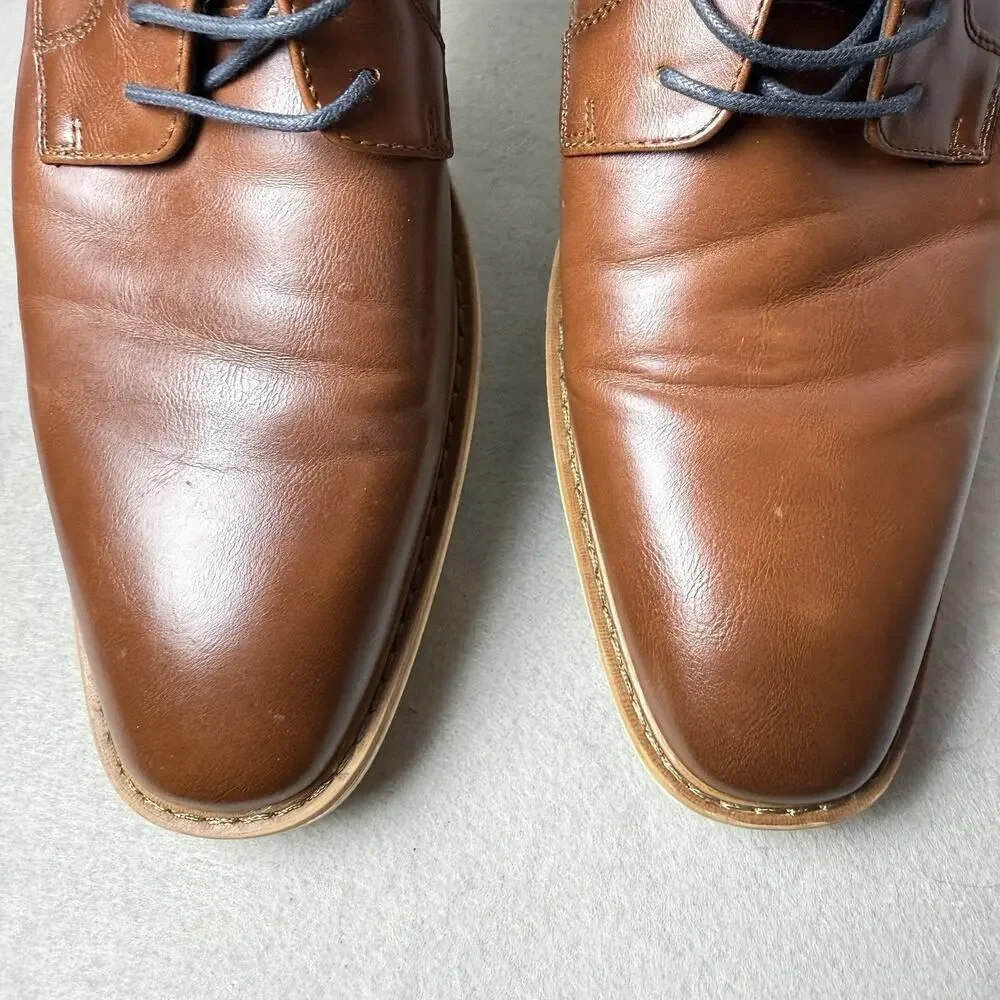 Freeman Shoes Men’s 10M Brown Derby Oxford Vance City Smart